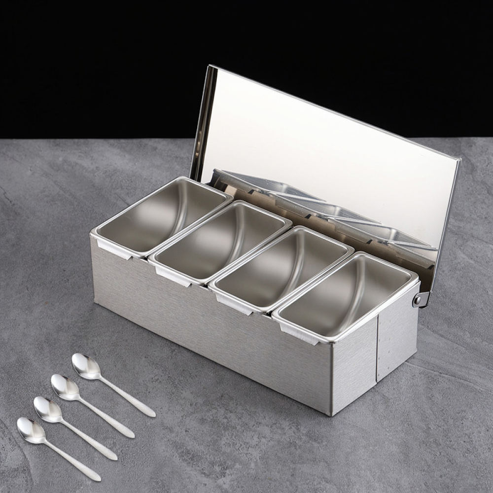 Küchen-Gewürzorganizer-Box, ro – Commercial Kitchen Bin Bewertung und Preis